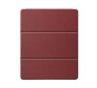 MoKo Stand Case for Kindle Scribe 11"(3rd Generation 2025) & Kindle Scribe Colorsoft(1st Generation 2025) - Premium Leather Trifold Stand Cover with Pen Slot, Auto Sleep/Wake, Wine Red