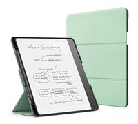 MoKo Stand Case for Kindle Scribe (2024/2022 Released) - Premium Leather Trifold Stand Cover with Pen Holder, Auto Sleep/Wake for 10.2" Amazon Kindle Scribe 2024/2022, Agave Green