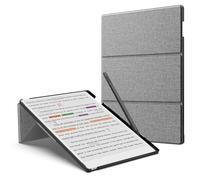 MoKo Stand Case for Remarkable Paper Pro 2024 11.8" - Premium Leather Trifold Stand Cover with Pen Holder, Auto Sleep/Wake for Remarkable Pro 11.8", Denim Gray