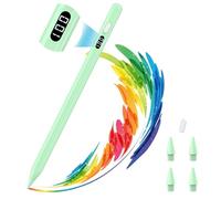 MoKo Stylus Pen for iPad 2018-2026, USB-C Fast Charging Pencil with LED Power Display Tilt Sensitivity for Apple iPad A16/11/10/9/8/7/6, Air 7/6/5/4/3/M3/M2, Pro 13"/12.9"/11"/M4, Mini 7/6/5, Green