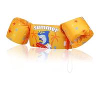 MoKo Swim Arm Band for Kids, Children Swim Vest Cute Cartoon Swimming Wings Pool Floats Sleeve Toddlers Water Device Beach Sports Learning Swim Training Equipment, Yellow Shark - Skateboard