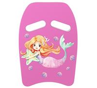 MoKo Swim Kickboard, Cartoon Mermaids Swimming Training Kick Board Pool Exercise Equipment Promote Natural Swimming Position Water Fun Tool for Kids, Star Mermaid Pink