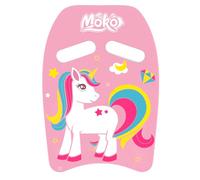 MoKo Swim Kickboard, Cartoon Swimming Training Kick Board Pool Exercise Equipment Promote Natural Swimming Position Water Fun Tool for Kids, Pink Unicorn