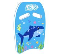 MoKo Swim Kickboard, Cartoon Swimming Training Kick Board Pool Exercise Equipment Promote Natural Swimming Position Water Fun Tool for Kids, Blue & Wavy Whale, Blue Shark