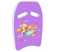 MoKo Swim Kickboard, Cartoon Swimming Training Kick Board Pool Exercise Equipment Promote Natural Swimming Position Water Fun Tool for Kids, Purple & Pearl Mermaid