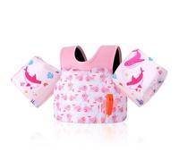 MoKo Swimming Vest for Kids with Arm Bands | Adjustable, Children Pool Floaties, Water Wing, Water Device Beach Sports Learning Swim Training Equipment