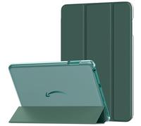 MoKo Trifold Stand Case Fits 8" Kindle Fire HD 8 & 8 Plus, Midnight Green