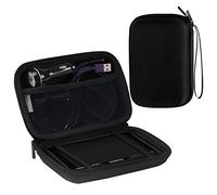 MoKo Universal Heavy Duty Hard Shell GPS Sat Nav Case for 5 Inch - Shockproof Protective Storage Pouch for Car GPS Navigator Garmin, TomTom & Magellan with 5" Display, Black