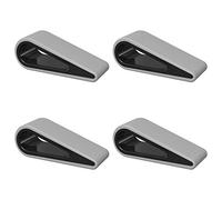 MoKo Universal Laptop/Computer Keyboard Stands, [4 Pack] Anti-Slip Silicone Tilting Wedge Riser Stable Kickstand, Ultra Compact Ventilated Stand Portable Elevation Feet for Notebook Keyboard - Gray