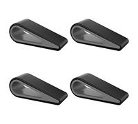 MoKo Universal Laptop/Computer Keyboard Stands,[4 Pack]Anti-Slip Silicone Tilting Wedge Riser Stable Kickstand,Ultra Compact Ventilated Tablet Stand Portable Elevation Feet for Notebook Keyboard-Black