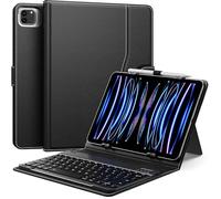 MoKo Universal QWERTY Keyboard Case Fit 9-11 Inch Tablets,Black