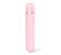 MoKo Universal Stylus Holder, Reusable Adhesive Silicone Pencil Protected Sleeve Compatible with The iPencil Pro&1st&2nd Gen&USB-C and Similarly Sized Styluses, Attached to Case for Pencil, Pink