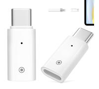 MoKo USB-C Charging Adapter Compatible with Apple Pencil 1st Gen, 2 Pack