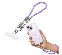 MoKo USB C Hand Wrist Strap Cable, Anti-Theft Phone Strap(Purple/0.98ft)