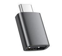 MoKo USB C Male to USB A Female Adapter 3.2 Gen 2 10Gbps for Charging & Data Transfer, Type-C to Type-A Male for iPhone 15 Pro Max, MacBook Pro, iPad, iMac, Thunderbolt 4/3 Devices