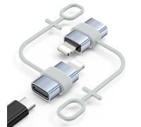 MoKo USB C to Lightning Adapter for iPhone 14/13/12, 2 Pack