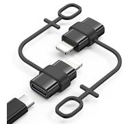 MoKo USB C to Lightning Adapter for iPhone 14/13/12, 2 Pack