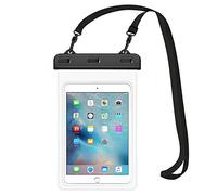 MoKo Universal Waterproof Case, Tablet Dry Bag Pouch for iPad Mini 6 2021, iPad mini 5/4/3/2/1, Galaxy Tab A 8.0/8.4, Tab A7 Lite 8.7, Tab E 8.0, HUAWEI MatePad M5/T8 & More Up to 8.3" - Clear