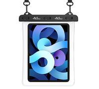 MoKo Waterproof Tablet Case, Tablet Pouch Dry Bag Compatible with iPad 9th 2021, iPad mini 6, iPad Air 5 2022, Air 4 10.9, Air 3 10.5, iPad Pro 11/10.5, iPad 10.2/9.7, Galaxy Tab A7/A8, Clear