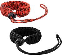 MoKo Wrist Strap for Camera, [Pack of 2] Adjustable Wrist Strap for Camera, Binoculars and Camcorders, Nikon/Canon/Sony/Panasonic/SLR/DSLR - Black & Red/Black