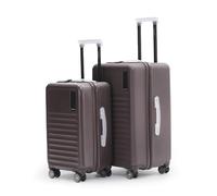 Mokobara The Aisle Trunk Set of Luggages | Cabin, Medium & Large 40L + 70L + 105L Capacity | Durable Polycarbonate Shell | TSA Lock & YKK Zippers, Cool Beans, Set of 2, Luggage