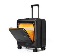 MOKOBARA The Cabin Overnigher Luggage Black 48 cm Small German Makrolon Poly-Carbonate Hard Sided 8 Hinomoto Wheels Cabin Suitcase Trolley - Crypto Sunray 2.0, Crypto Sunray (Limited Edition), Cabin