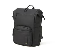 MOKOBARA The Playdate Multifuctional Diaper Backpack|Insulated Compartment, Spill-Proof Pockets, Adjustable Stroller Straps| Soft Touch Polyurethane |Travel-Ready & Daily Use | Black (Bedtime Story),