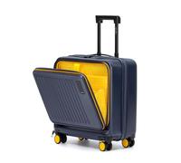MOKOBARA The Transit Cabin Overnighter Luggage 58cms Cabin Size German Makrolon Poly-Carbonate Hard Sided 8 Hinomoto Wheels Suitcase Trolley, We Meet Again Sunray 2.0, M, Overnighter Trolley Bag