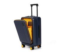 MOKOBARA The Transit Cabin Pro Luggage Small Cabin Size German Makrolon Poly-Carbonate Hard Sided 8 Hinomoto Wheels Suitcase for Travelling (So Matcha Limery), We Meet Again Sunray, S, The Transit