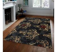 MOKOSAISE Classic Area Rug - Retro Ethnic Style Totem Patterns Non 60x120cm Slip Floor Mat for Living Room Bedroom Study Vintage Home Low-Pile Carpet
