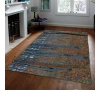 MOKOSAISE Impressionism Style Artwork Area Rug 100x150cm Fall Forest the Beech Grove Printed Floor Carpet for Entrance Home Living Room Office Study