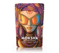 Moksha | No Ordinary Moments | Caffeine Free Decaf Mushroom Coffee Alternative | Lion’s Mane, Chaga, Reishi Mushrooms, Maca for Energy and Focus | Coffee Chai Latte Taste | Vegan | 150g - 30 servings