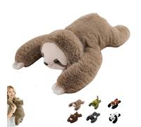 Mokuhazima Weighted Plush Animals for Adults - Panda & Sloth Stuffed Toy, Hugging Pillow for Anxiety Relief, Weighted Stuffed Animal for Sleep & Comfort（A-Sloths-17.72in）