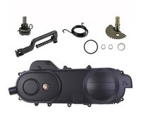 Mokuo 50cc Long Case Transmission Kick Start Drive Cover Crankcase Assembly with Internal Gears & Kick Start Lever for GY6 139QMB Chinese Scooter Mopeds Fits TaoTao Roketa Jonway Honda-430MM