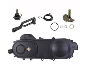 Mokuo 50cc Long Case Transmission Kick Start Drive Cover Crankcase Assembly with Internal Gears & Kick Start Lever for GY6 139QMB Chinese Scooter Mopeds Fits TaoTao Roketa Jonway Honda-430MM
