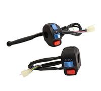 Mokuo Aluminum 7/8" 22mm Handlebar Switch Control Assembly Set Fit for 139QMB 152QMI 157QMJ GY6 50cc 125cc 150cc Moped Scooter Motorcycle-Front Disc/Rear Drum Brake