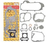 Mokuo GY6 50cc Complete Standard Case Engine Gasket Kit Compatible with Chinese GY6 4-Stroke 139QMA 139QMB Engine Scooter Moped ATV Go Kart,39mm Cylinder Gasket