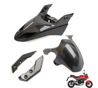 mokuo Motorcycle Carbon Fiber Front Mudguard Kit Fit for Honda Grom msx125 2017-2020
