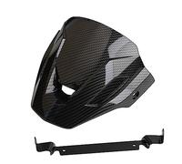 Mokuo Motorcycle Carbon Fibre Decorative Windshield Fit for Honda Grom msx 125 2016-2020 SF Windscreens Wind Deflectors