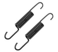 Mokuo Motorcycle Dirt Bike Stand Kickstand Spring Brake Pedal Return Spring Mopeds Scooter Parts - 2Pcs,Black,120MM Length