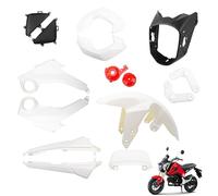 mokuo Motorcycle Fairing Kits Compatible with Honda Grom MSX 125 2013-2016,White Color