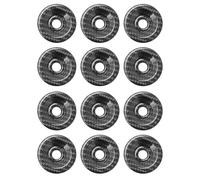 Mokuo Motorcyle Fairing Parts,12Pcs Side Cover Decor Washer in ABS Material Compatible with 2021-2024 Honda Grom Msx 125 SF,Carbon Fibre Color