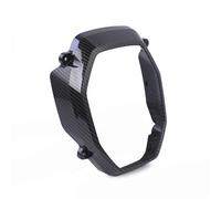 Mokuo Motorcyle Fairing Parts,Front Head Decor Cover in ABS Material Compatible with 2021-2024 Honda Grom Msx 125 SF,Carbon Fibre Color