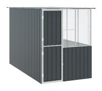 Mokuyary Bird Cage Anthracite 165 x 318 x 200 cm Galvanised Steel Bird Cage Budgie Cage Bird House Cockatiel Fink Parrot Cage