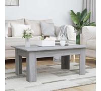 Mokuyary Coffee table End Table Couch Accent Table Living Room Storage Console Unit Grey Sonoma 100x60x42 cm Engineered Wood