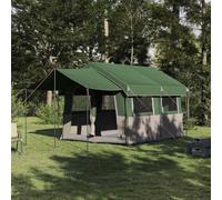 Mokuyary Family Tent for 4 People Green and White 324 x 255 x 230 cm Garden | Camping tent, lightweight dome tent, camping tent, easy assembly for hiking, backpacking