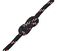 Mokuyary Polypropylene Boat Rope 12 mm 50 m Black Braided Rope Multi-Purpose for DIY, Home, Garden and Workshop