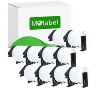 Molabel Set of 6 Rouleaux DK-11202 Compatible with Brother QL 62 mm x 100 mm