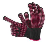 Molain 1 Pair Heat Resistant Gloves Cooking Hair Thermal Styling Silicone Gel Straightener Tools Curling Iron Pressing Heated Rollers Wand Curler Anti-Scald Drying Work Protective Crafting