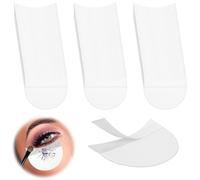 Molain 150 Pcs Eyeshadow Shields - Lint Free Eyeshadow Stencil Gel Pad Under Patches, Prevent Makeup Residue for Eyelash Extensions, Eyeliner, Lip and Tinting Makeup